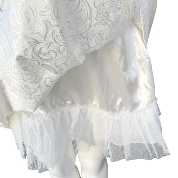 WHITE PAISLEY SKIRT BY MOON - Picture 4 of 7